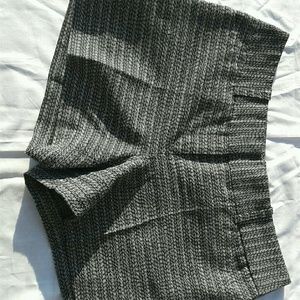 ANN TAYLOR Black White Shorts